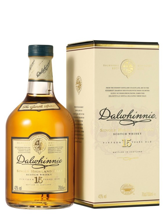 Dalwhinnie Single Malt Whisky 15 y 43 % 0,7 l