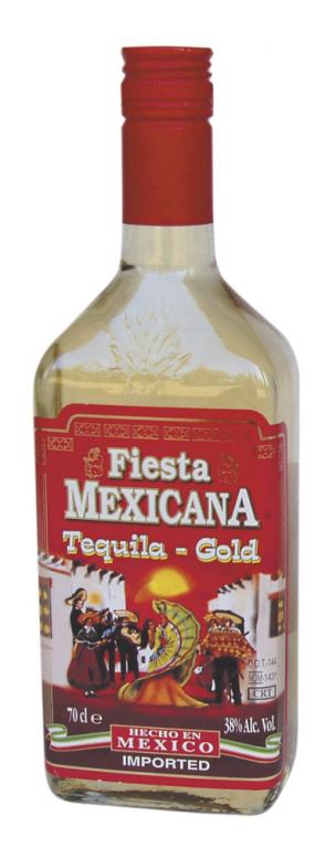 Tequila Fiesta Mexicana Gold 38 % 0,7 l