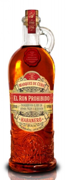 Prohibido El Ron Habanero 12y 40 % 0,7 l